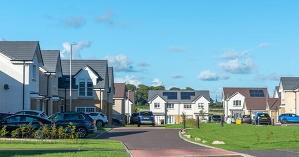 image of new build properties in scotland